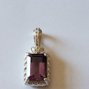 Judith Ripka Amethyst & Sterling Enhancer